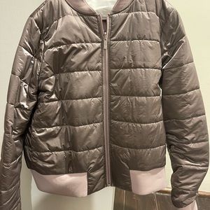Lululemon Reversible Dusty Pink Bomber Jacket Size 8 Worn few times only. EUC